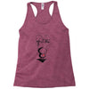 sad, rain heard Racerback Tank