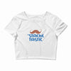 stache tastic Crop Top