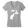 pussy! chicken! Women's V-Neck T-Shirt