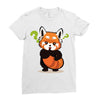 red fox 2 Ladies Fitted T-Shirt
