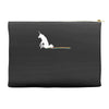 unicorn scooting on the floor Accessory Pouches
