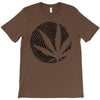 cannabis fingerprinting (black) T-Shirt