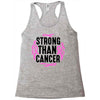 strong than cancer Racerback Tank