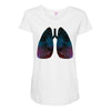 Lungs Maternity Scoop Neck T-shirt