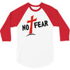 no fear 3/4 Sleeve Shirt