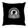 saiyans crest Throw Pillow