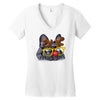 reindeer winter 2018 Women's V-Neck T-Shirt