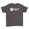 please stop talking it's too early coffee Youth Tee