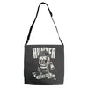 black series Adjustable Strap Totes