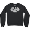 roses are red violets are blue i have five fingers the middle ones for Crewneck Sweatshirt