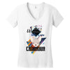 who loves chihuahua Women's V-Neck T-Shirt