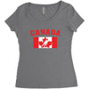 Canada Women's Triblend Scoop T-shirt