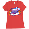 night doodle Ladies Fitted T-Shirt