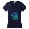 shaded ape Women's V-Neck T-Shirt