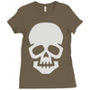 mr. skull Ladies Fitted T-Shirt