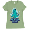 reptar on ice Ladies Fitted T-Shirt