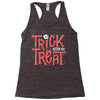trick or treat Racerback Tank
