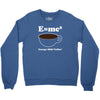 M=Mc2 Energy=Milk X Coffee Crewneck Sweatshirt