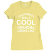 this is what a cool grandma looks like Ladies Fitted T-Shirt
