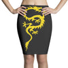 chinese dragon cool oriental asian kung fu Pencil Skirts