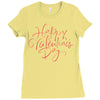 happy valentines day Ladies Fitted T-Shirt