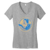 mustache batman Women's V-Neck T-Shirt