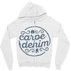 carpe denim Zipper Hoodie