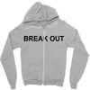 break out Zipper Hoodie