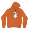 smiling snowman holding out christmas Unisex Hoodie
