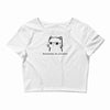 nevertheless, she purrsisted Crop Top