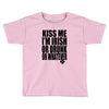kiss me i'm irish or drunk or whatever t shirt st patricks day funny t Toddler T-shirt