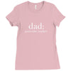 dad pancake maker Ladies Fitted T-Shirt