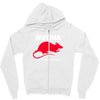 nutria its whats for dinner Zipper Hoodie