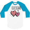 i love you mom 3/4 Sleeve Shirt