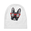 frenchie hipster Baby Beanies