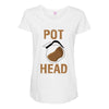 pot head Maternity Scoop Neck T-shirt