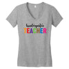 Kindergarten Teacher Women's V-Neck T-Shirt
