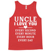 I Love You Uncle Tank Top