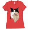 cat1 Ladies Fitted T-Shirt