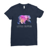 Little Dipper with Galaxy Ladies Fitted T-Shirt