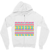 pattern overload Zipper Hoodie