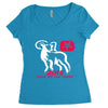 2015 year of the goat mandarin chinese Women's Triblend Scoop T-shirt