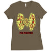 pie fighter Ladies Fitted T-Shirt