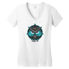 mustache animal Women's V-Neck T-Shirt