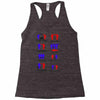 how politics work Racerback Tank