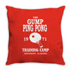 ping pong camp Throw Pillow