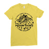 the mountains Ladies Fitted T-Shirt