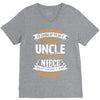 Super Cool Uncle Of A Freaking Awesome Niece V-Neck Tee
