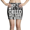 only my cello will save the world Mini Skirts