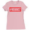 meninist hashtag Ladies Fitted T-Shirt